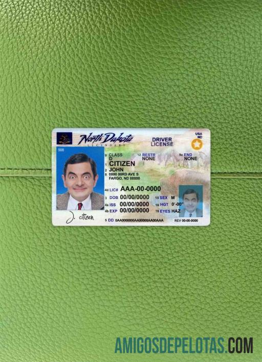 EUA Dakota do Norte DL 2020 Presente fotolook frente amostra